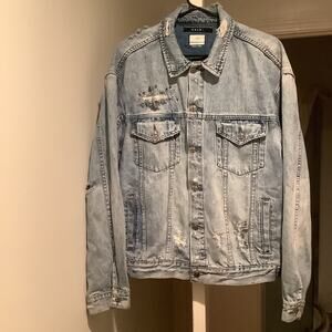 Ksubi  jeans denim cotton decorated size medium m denim jacket  In 2006 a collab